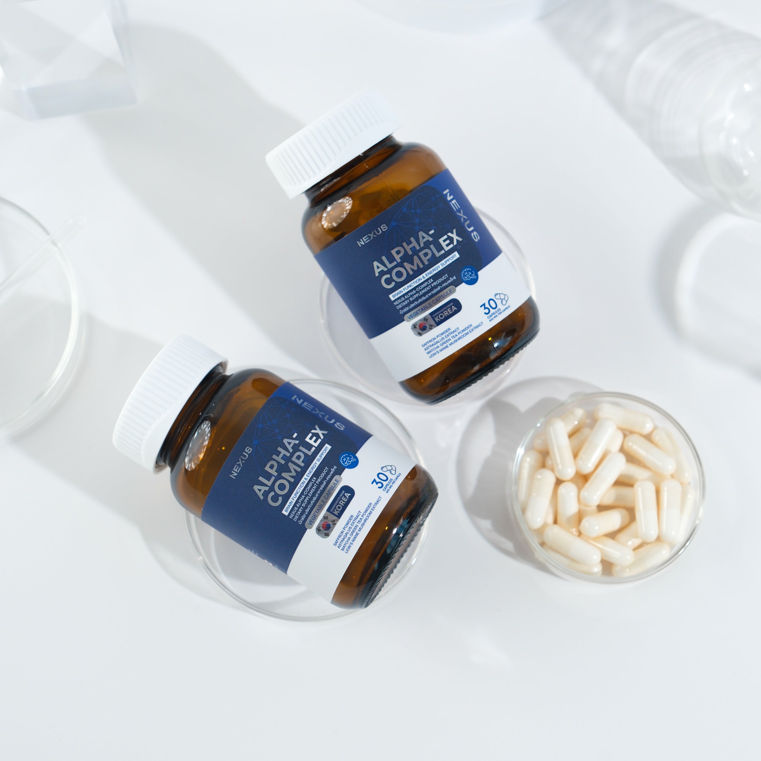 อัลฟ่า-คอมเพลคซ์ บำรุงสมอง ลดอาการอ่อนล้าระหว่างวัน เพิ่มโฟกัสอย่างมีประสิทธิภาพ 30 แคปซูล